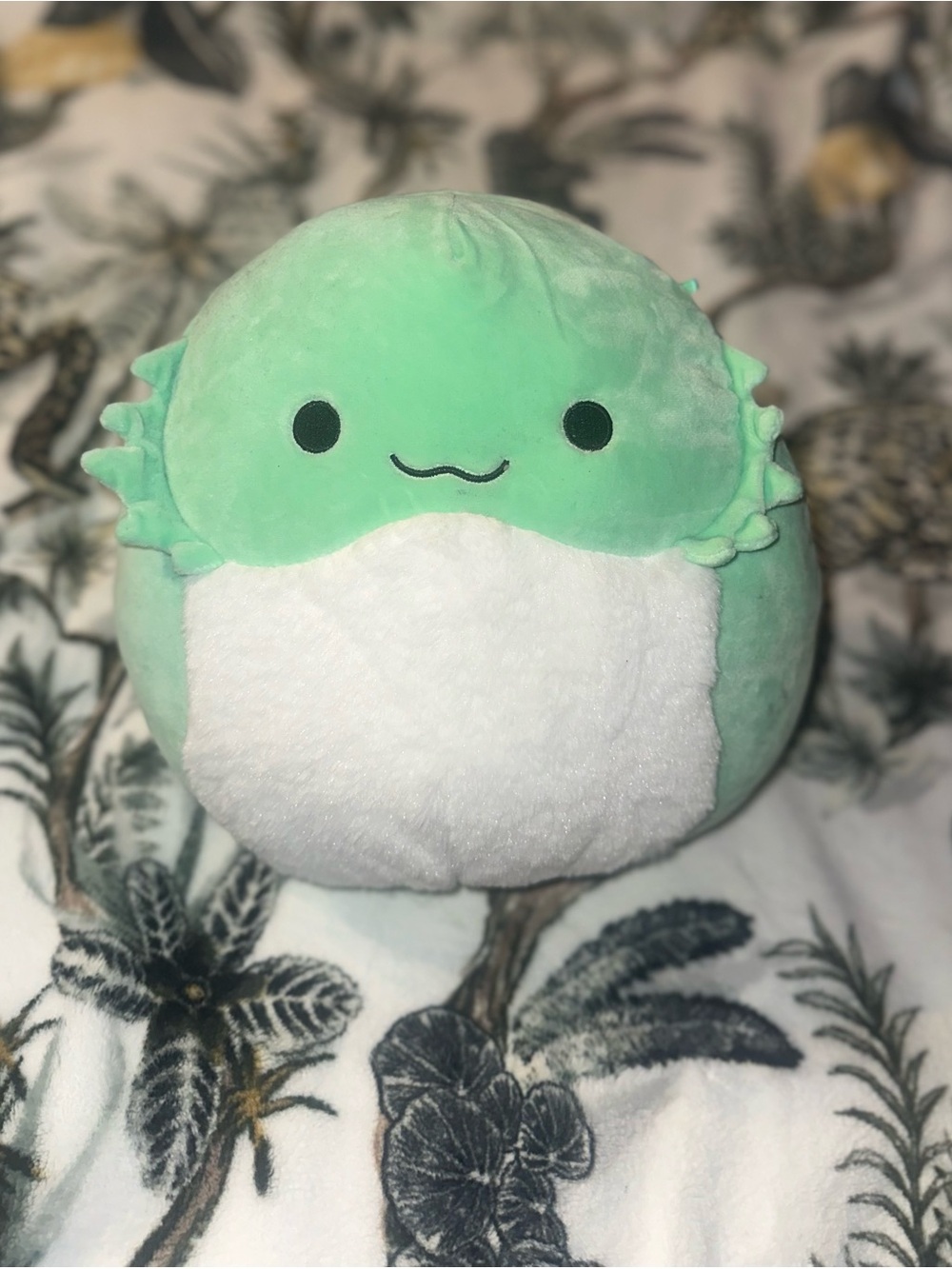 Squishmallows Mint Green and White Axolotl Plush